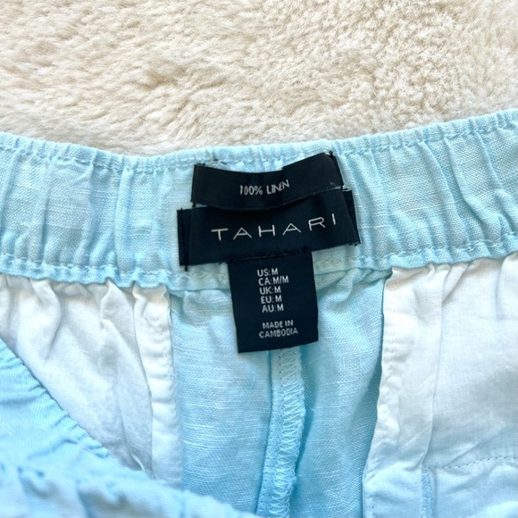 Tahari linen shorts size M - Picture 2 of 6